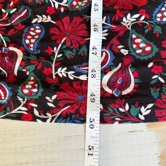 Draper James Paisley Print Faux Wrap Stretch Midi Dress Size XL - Picture 11 of 12